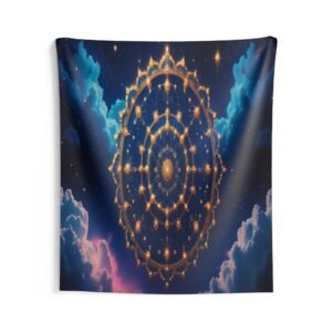 Celestial Mandala Tapestry Wall Art