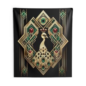 Elegant Peacock Wall Tapestries