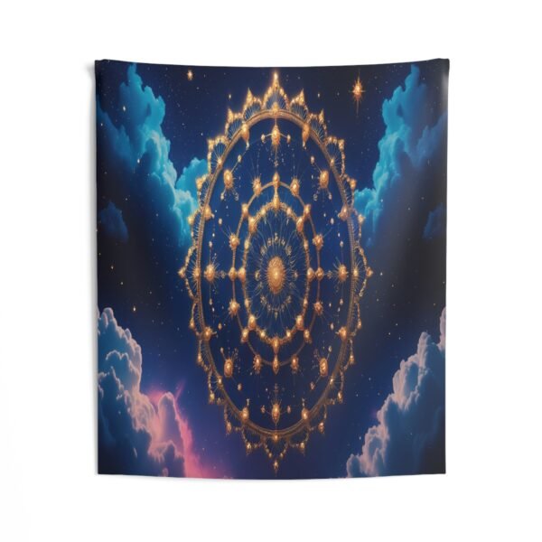Celestial Mandala Tapestry Wall Art - Image 2
