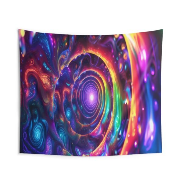Rainbow Vortex Tapestry - Image 4
