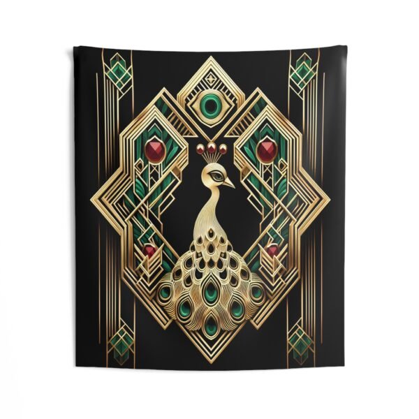 Elegant Peacock Wall Tapestries - Image 3