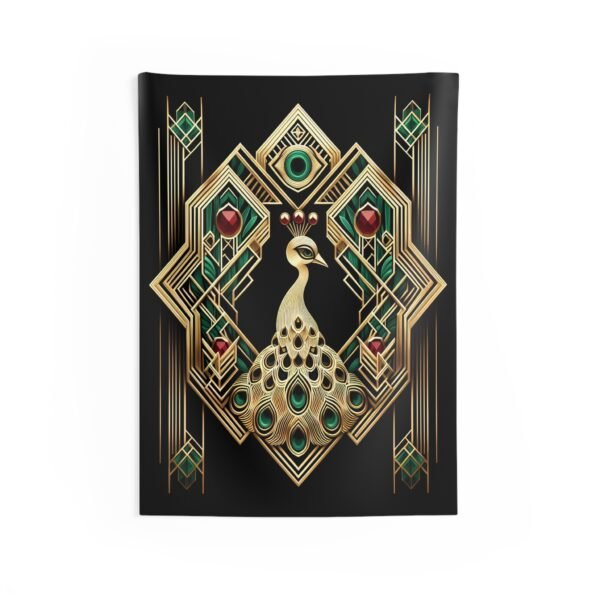 Elegant Peacock Wall Tapestries - Image 2