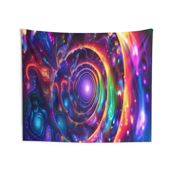 Rainbow Vortex Tapestry - Image 7