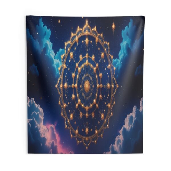 Celestial Mandala Tapestry Wall Art - Image 3