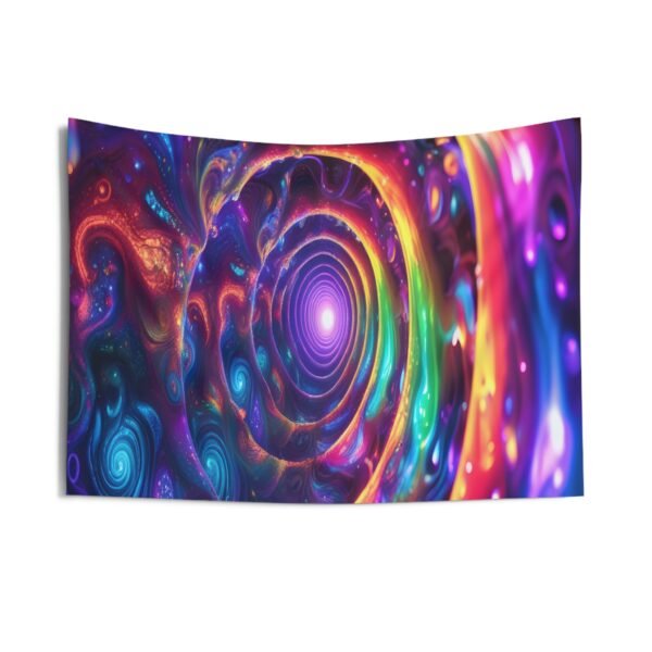 Rainbow Vortex Tapestry - Image 5
