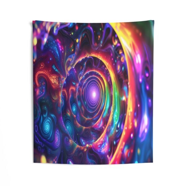 Rainbow Vortex Tapestry - Image 3