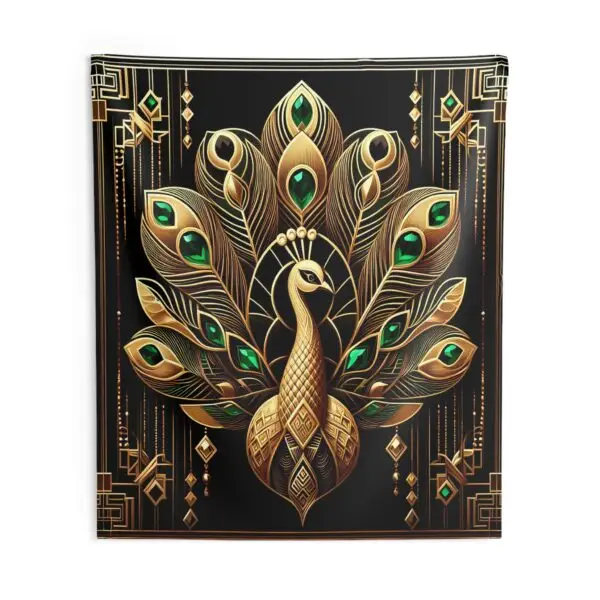 Luxe Peacock Wall Tapestries - Image 3